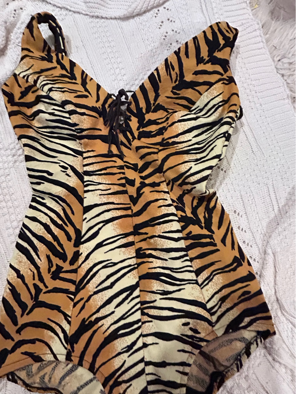Rare Vintage Cole of California Iconic 1960’s Tiger Stripe Scandal Suit Sz 6